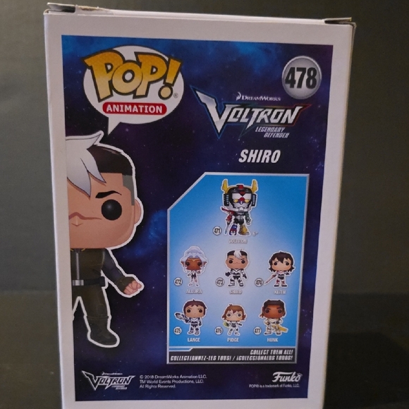 Funko Pop Animation Voltron Shiro - Picture 4 of 7
